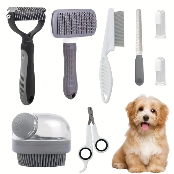 8-Piece Dog Grooming Kit